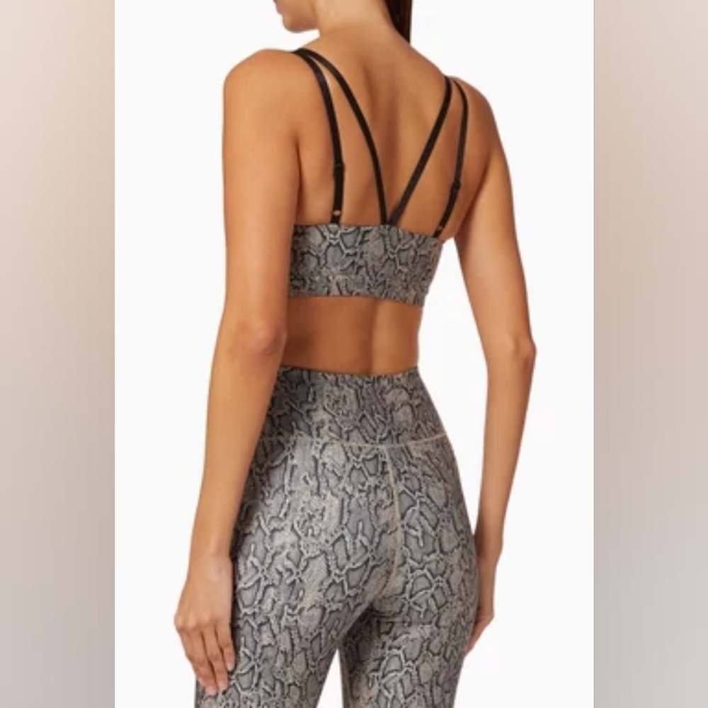 Good American Snake  print active  Bra - Picture 2 of 12